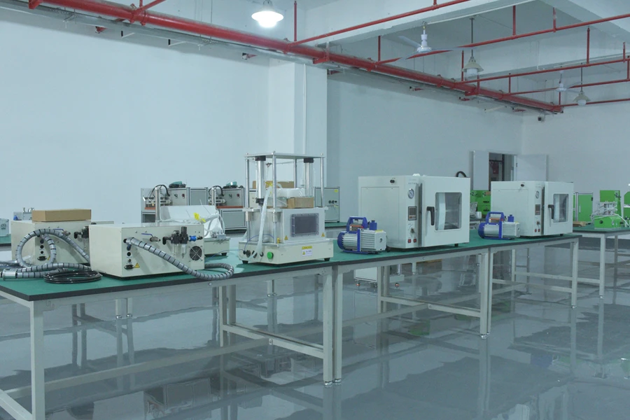 sealing machine and oven for the Na-ion battery lab line